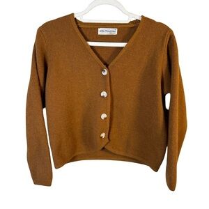 Little Mountain Women's Brown Cardigan Sweater One Size Cozy Neutral Minimalist
